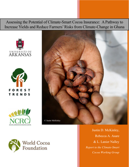 Assessing the Potential of Climate-Smart Cocoa Insurance: a Pathway To