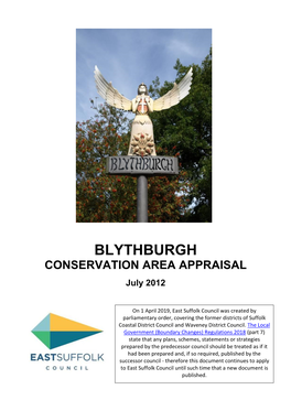 Blythburgh Conservation Area Appraisal
