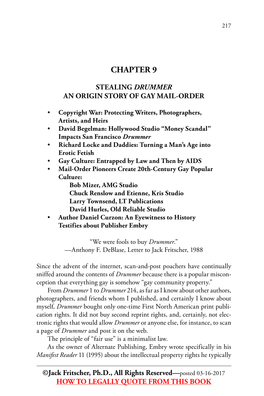 Gay Pioneers: How Drummer Shaped Gay Popular Culture 1965-1999 Purchased While He Owned Drummer