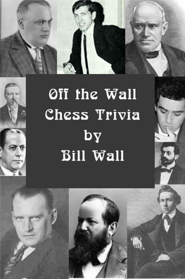 Off the Wall Chess Trivia