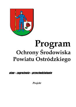 Ochrony Środowiska Powiatu Ostródzkiego