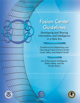 Fusion Center Guidelines Report