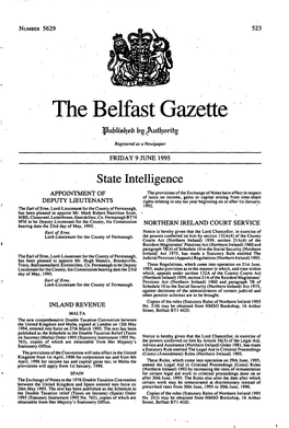 The Belfast Gazette