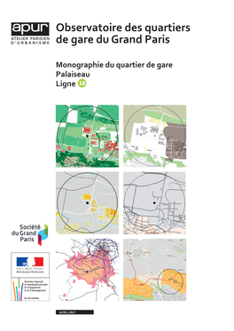 Monographie Du Quartier De Gare : Palaiseau • Ligne 18