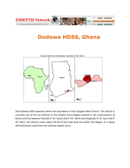 Dodowa HDSS, Ghana