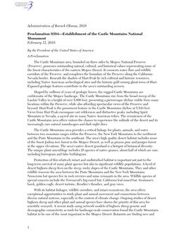 Administration of Barack Obama, 2016 Proclamation 9394