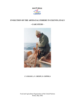 Evolution of Artisanal Fishery in Cilento, Italy