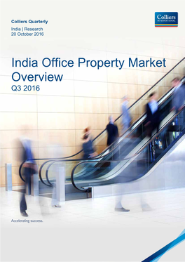 October 2016 Colliers: India Office Property Market Overview