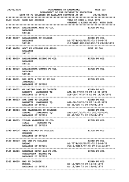 29/01/2020 Government of Karnataka Page:115