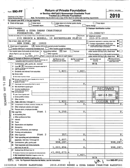 Form 990-PF Return of Private Foundation