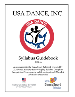 USA Dance Syllabus Guidebook