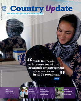 Afghanistan Group Support Operations Finance Reconstruction Corporation Trust Fund / the World Bank Group in Afghanistan/3