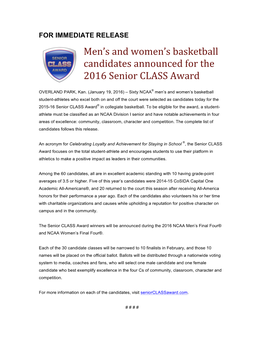 MWBKB15-16 Candidate Release