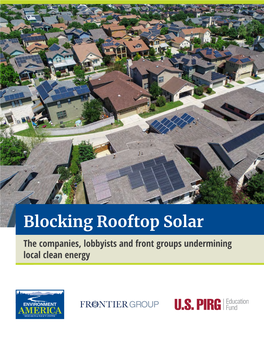 Blocking Rooftop Solar