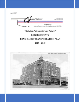 GGRTPO - Rogers County 2040 Long Range Transportation Plan