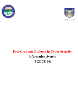 Post-Graduate Diploma in Cyber Security Information System (PGDCS-06)