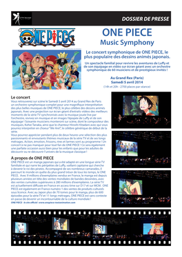 ONE PIECE Music Symphony