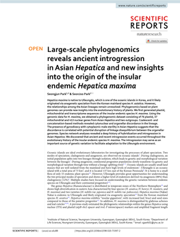 Large-Scale Phylogenomics Reveals Ancient Introgression in Asian