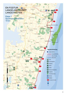 Etape 1 Spodsbjerg-Østerskov 19 Km