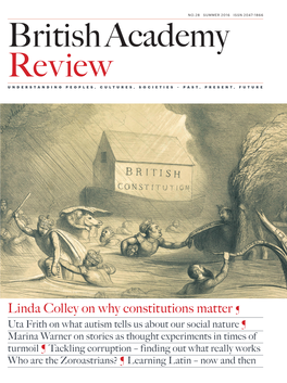 Linda Colley on Why Constitutions Matter ¶