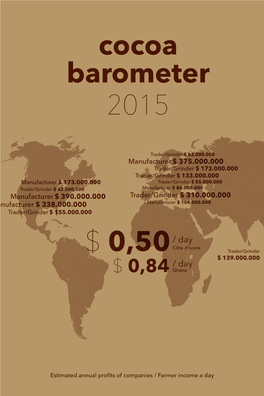 Cocoa Barometer 2015 $ 0,50