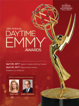April 30, 2017 Daytime Emmy® Awards Pasadena Civic Auditorium