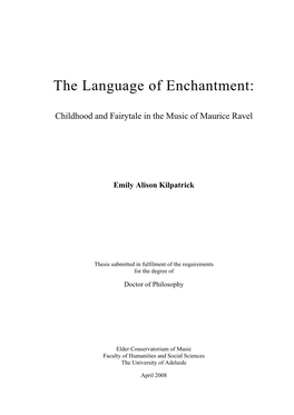 The Language of Enchantment