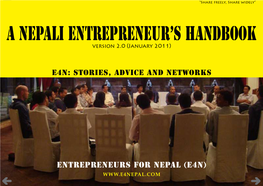 A Nepali Entrepreneur's Handbook