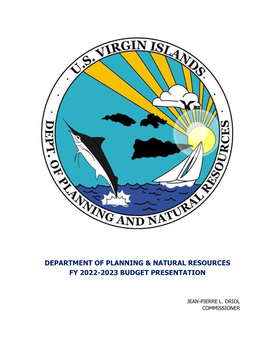 Department of Planning & Natural Resources Fy 2022-2023 Budget