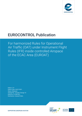 IFR) Inside Controlled Airspace of the ECAC Area (EUROAT)