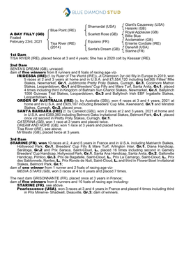 Tattersalls Catalogue Page