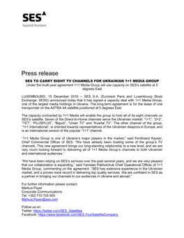 Press Release