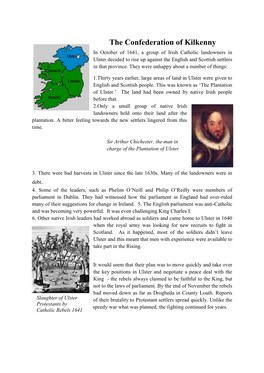 The Confederation of Kilkenny Overview