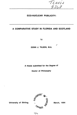 Eco-Nuclear Publicity: a Comparative Study In