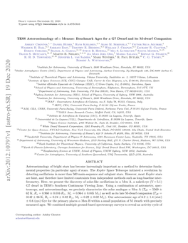 TESS Asteroseismology of $\Alpha $ Mensae: Benchmark Ages for a G7