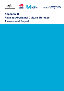 Revised Aboriginal Cultural Heritage Assessment Report