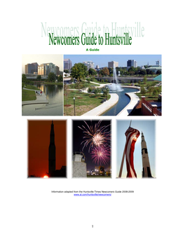 Newcomers Guide to Huntsville 2008.Pdf