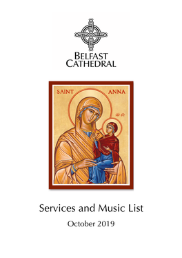 Services and Music List