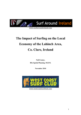 The Impact of Surfing on the Local Economy of the Lahinch Area, Co. Clare, Ireland