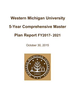 Western Michigan University 5-Year Comprehensive Master Plan Report