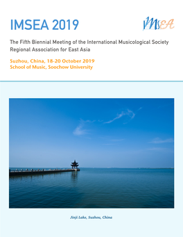 IMSEA2019 Program Book