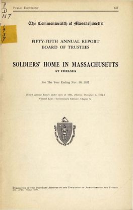 Soldiers' Home in Massachusetts at Chelsea