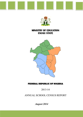 Enugu Annual School Census Report 2013