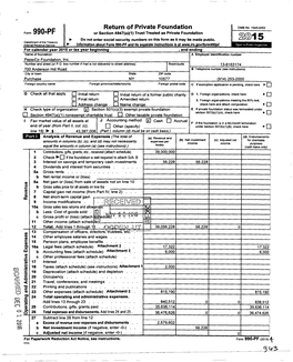 990-PF Or Section 4947(A)(1) Trust Treated As Private Foundation 5 P