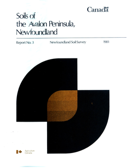 Soils of the Avaion Peninsula, Newfoundland