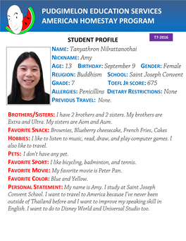 Homestay-Student-Profile-2016.Pdf