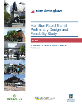 Hamilton Rapid Transit Preliminary Design and Feasibility Study