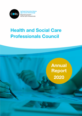 Health and Social Care Professionals Council Annual Report 2020