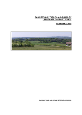 Landscape Capacity Study Final Report 2008(PDF)