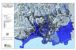 Mapa De Zonas Inundables De Ponce Municipio Autónomo De Ponce KM